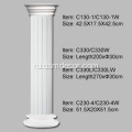 Римская рифленая колонна из полиуретана диаметром 30 см
